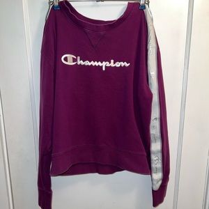 LG Champion Crewneck w/ Reflective Stipe Detailing